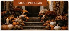 The Harvest fall porch collection