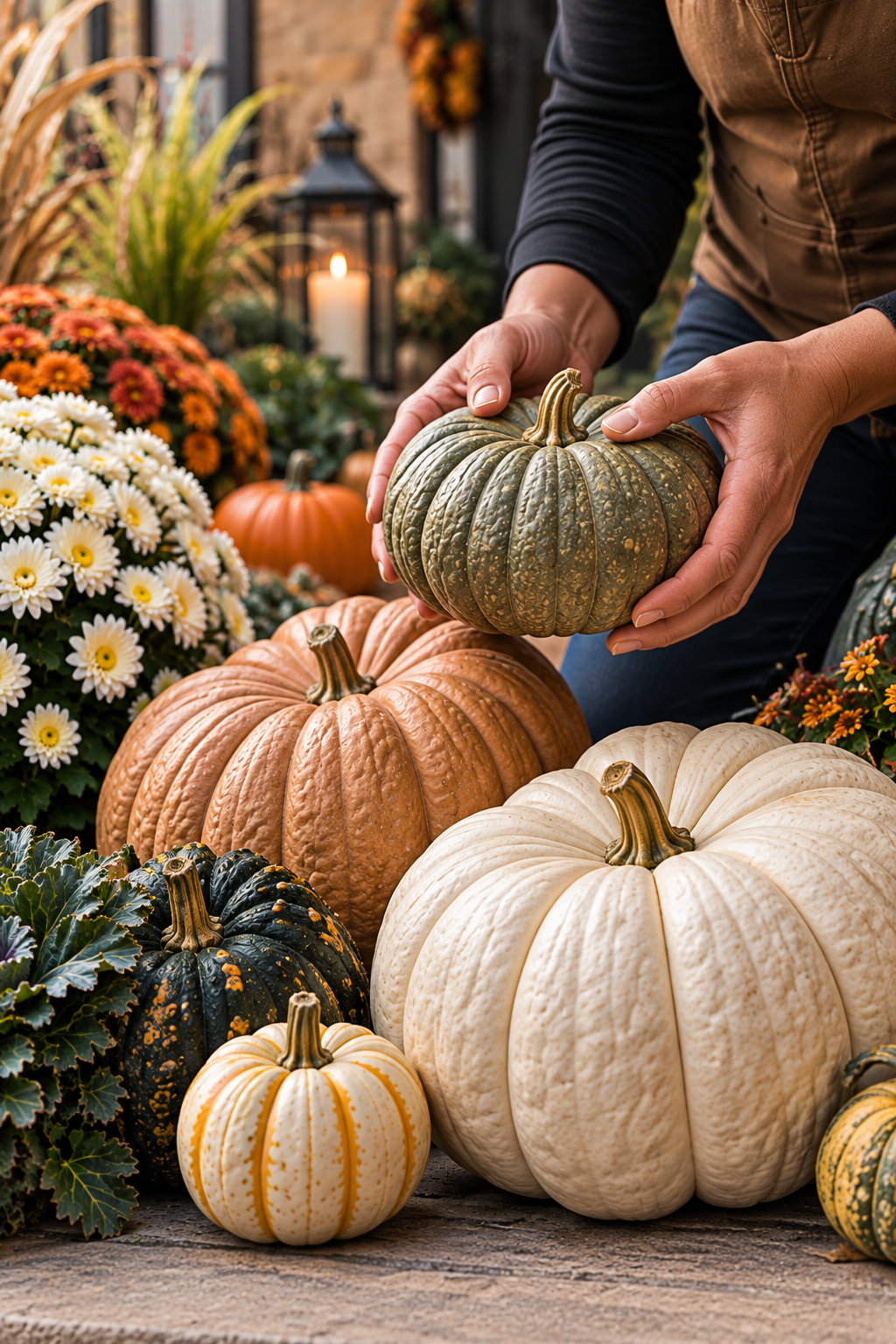 Premium heirloom pumpkins and seasonal materials